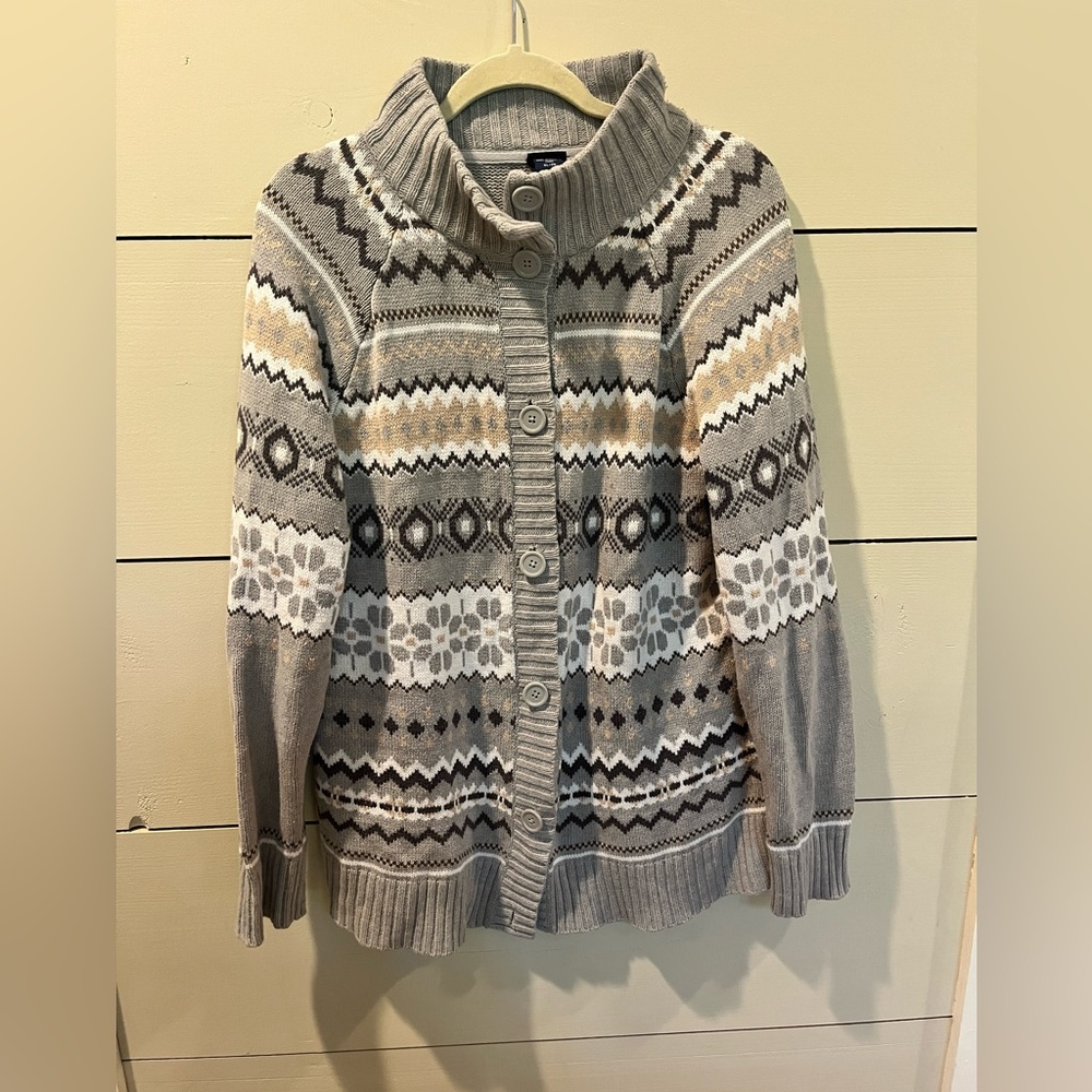 Vintage Basic Editions Fair Isle style sweater XL